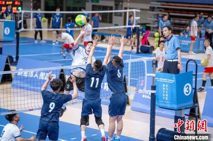 第十五届全运会气排球群众项目男青组预赛正式